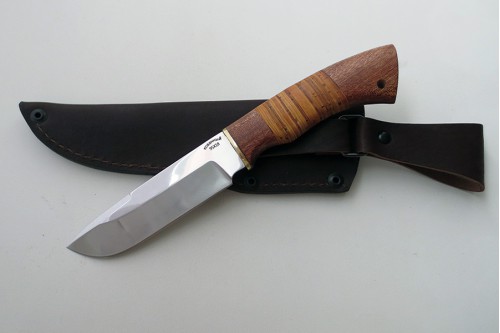 Нож из нержавеющей стали 95Х18 "Лось" (малый) - работа мастерской кузнеца Марушина А.И.