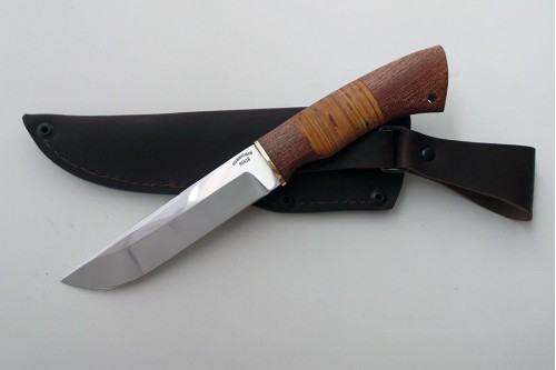 Нож из нержавеющей стали 95Х18 "Луч" (малый) - работа мастерской кузнеца Марушина А.И.