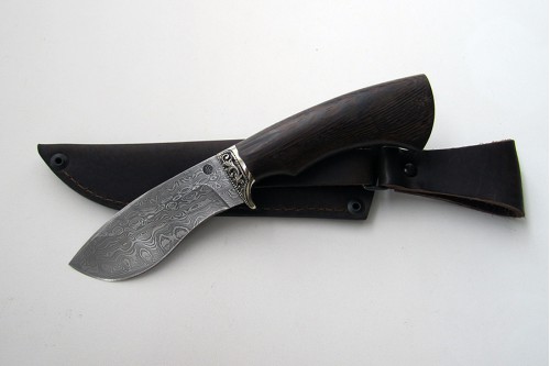 Нож из дамасской стали "Росомаха" (малый)