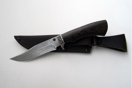 Нож из дамасской стали "Скорпион" (малый)