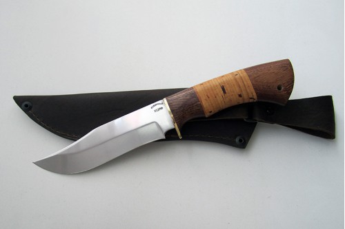 Нож из инструментальной стали Х12МФ "Гюрза"