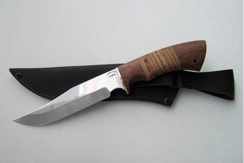 Нож из инструментальной стали Х12МФ "Осетр"