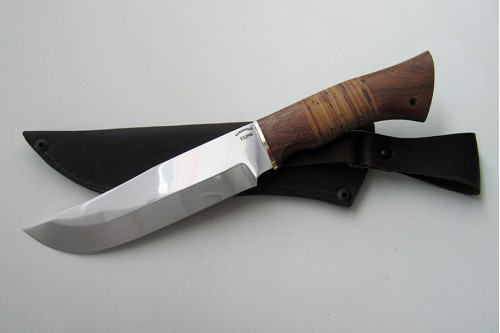 Нож из инструментальной стали Х12МФ "Таежный" - работа мастерской кузнеца Марушина А.И.