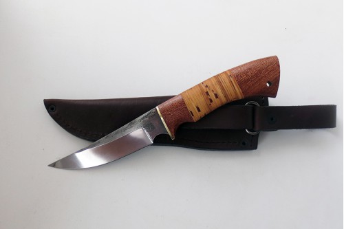 Нож Акула (малый) сталь 95Х18 (нерж.) след ковки - работа мастерской кузнеца Марушина А.И.
