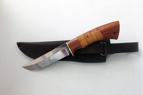 Нож Кабан (малый) сталь 95Х18 (нерж.) след ковки - работа мастерской кузнеца Марушина А.И.