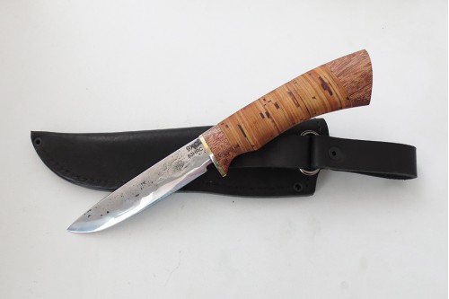 Нож Универсал (малый) сталь 9ХС - работа мастерской кузнеца Марушина А.И.