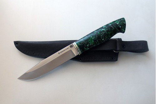 Нож Гепард 3 из стали Elmax (композит "Raffir") - работа мастерской кузнеца Марушина А.И.