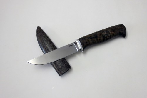 Нож "Лис" из стали Elmax (деревянные ножны)