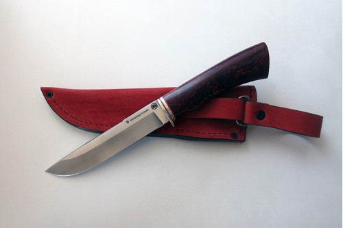 Нож Луч 4 из стали Elmax (композит "Raffir") - работа мастерской кузнеца Марушина А.И.