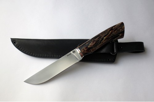 Нож Олень 4 из стали Elmax (композит "Raffir") - работа мастерской кузнеца Марушина А.И.