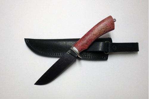 Нож "Лис" (малый) (ст. к/б)  из стали Р12 (быстрорез) - работа мастерской кузнеца Марушина А.И.