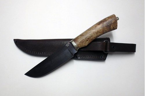 Нож "Охотник 2" (ст. к/б) из стали Р12 (быстрорез)