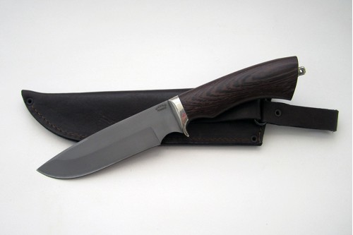 Нож Пума из стали Р6М5К5 (быстрорез) - работа мастерской кузнеца Марушина А.И.