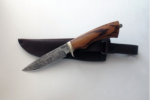 Нож Гепард (малый) из инструмент. стали ХВ5 (алмазка) - работа мастерской кузнеца Марушина А.И.