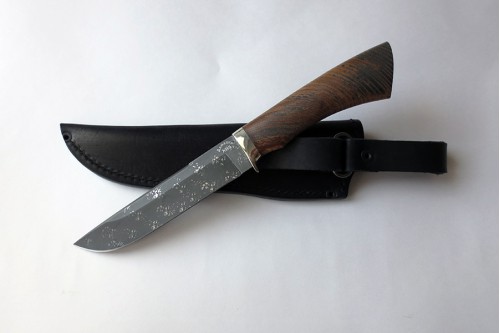 Нож Луч (малый) из инструмент. стали ХВ5 (алмазка) - работа мастерской кузнеца Марушина А.И.