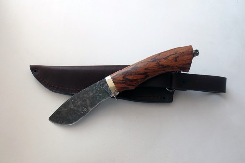 Нож Росомаха из инструмент. стали ХВ5 (алмазка) - работа мастерской кузнеца Марушина А.И.