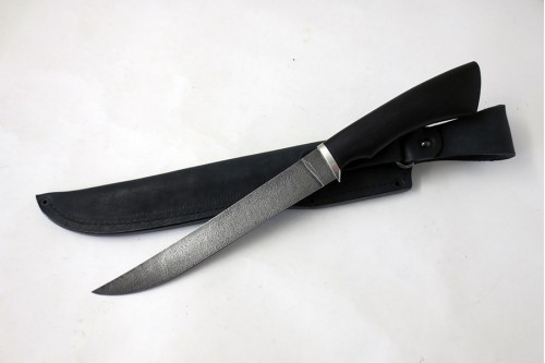 Нож из дамасской стали "Филейный" - работа мастерской кузнеца Марушина А.И.
