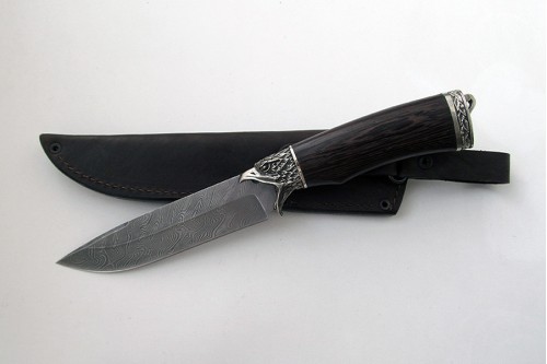 Нож из дамасской стали "Лань" - работа мастерской кузнеца Марушина А.И.