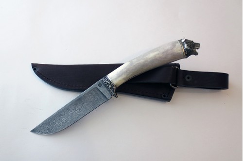 Нож из дамасской стали "Пантера" (малый)