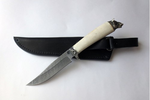 Нож из дамасской стали "Скорпион" (малый)