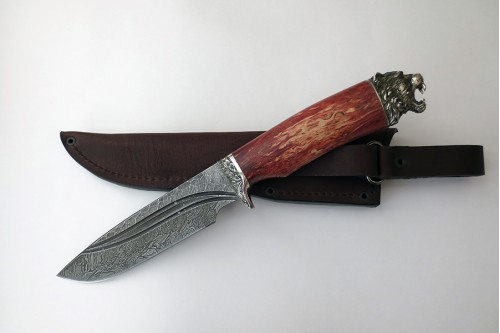 Нож "Пума" дамаск с долами